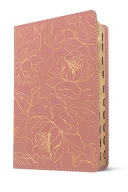 NLT Large Print Thinline Center-Column Reference Bible, Filament Enabled