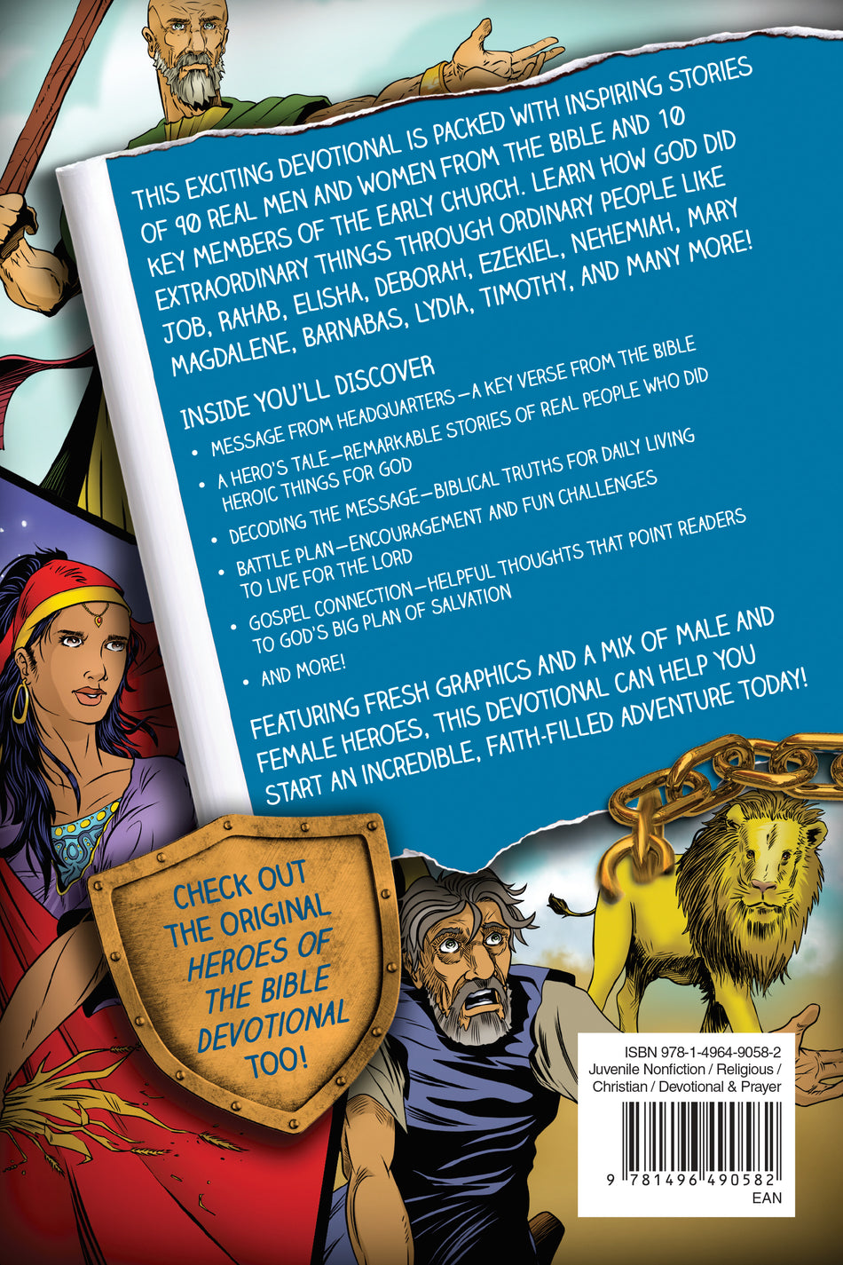 Heroes of the Bible Devotional 2 by Tyndale, product view 2