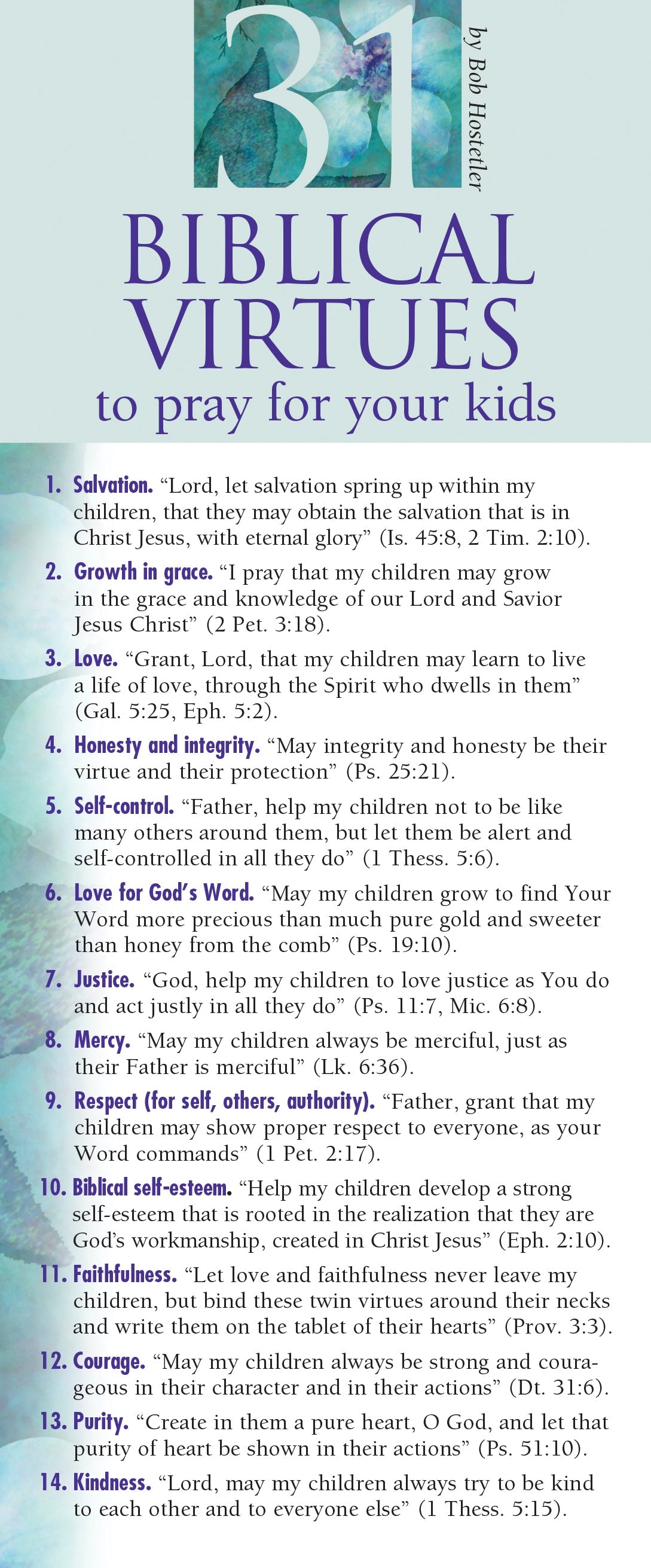 Bookmark Prayer Card Sampler 29-pack by Tyndale