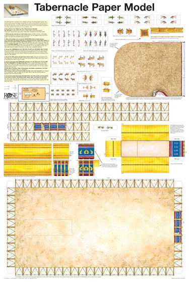 Tabernacle Paper Model