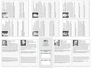 Heroes of the Old Testament Wall Chart