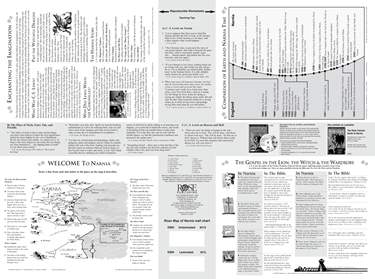 Map of Narnia Wall Chart