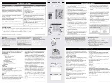 Christ in the Passover Wall Chart