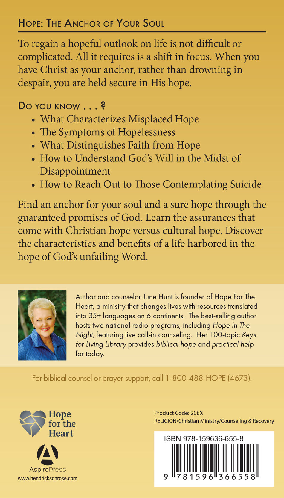 Hope – Softcover by Tyndale, product view 2