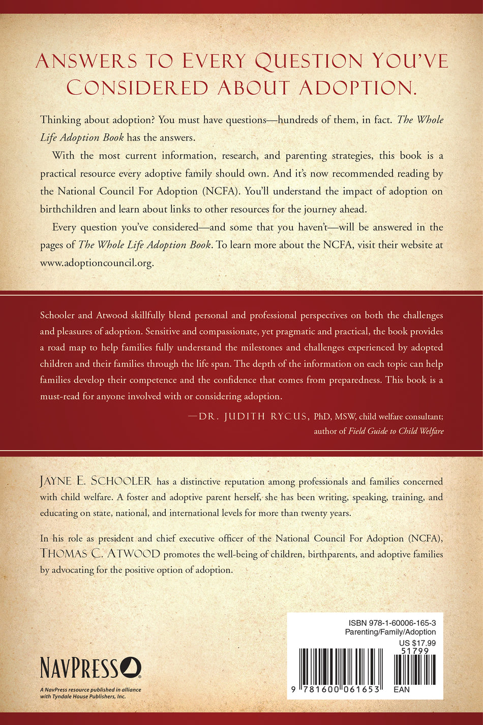 The Whole Life Adoption Book by Tyndale, product view 2