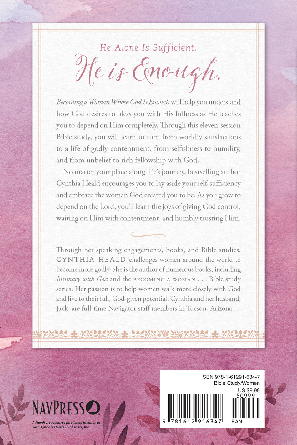 Becoming a Woman Whose God Is Enough by Tyndale, product view 2
