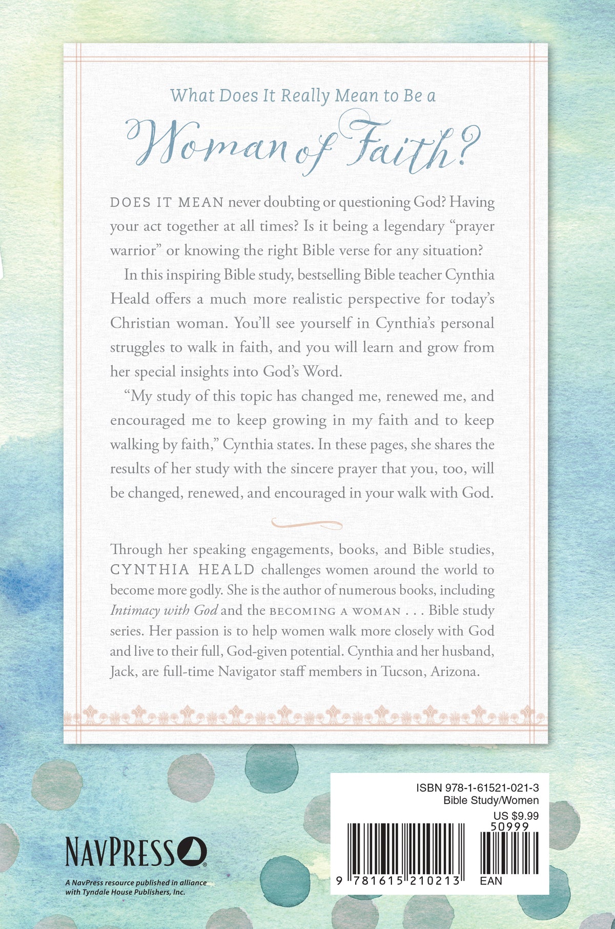 Becoming a Woman of Faith by Tyndale, product view 2