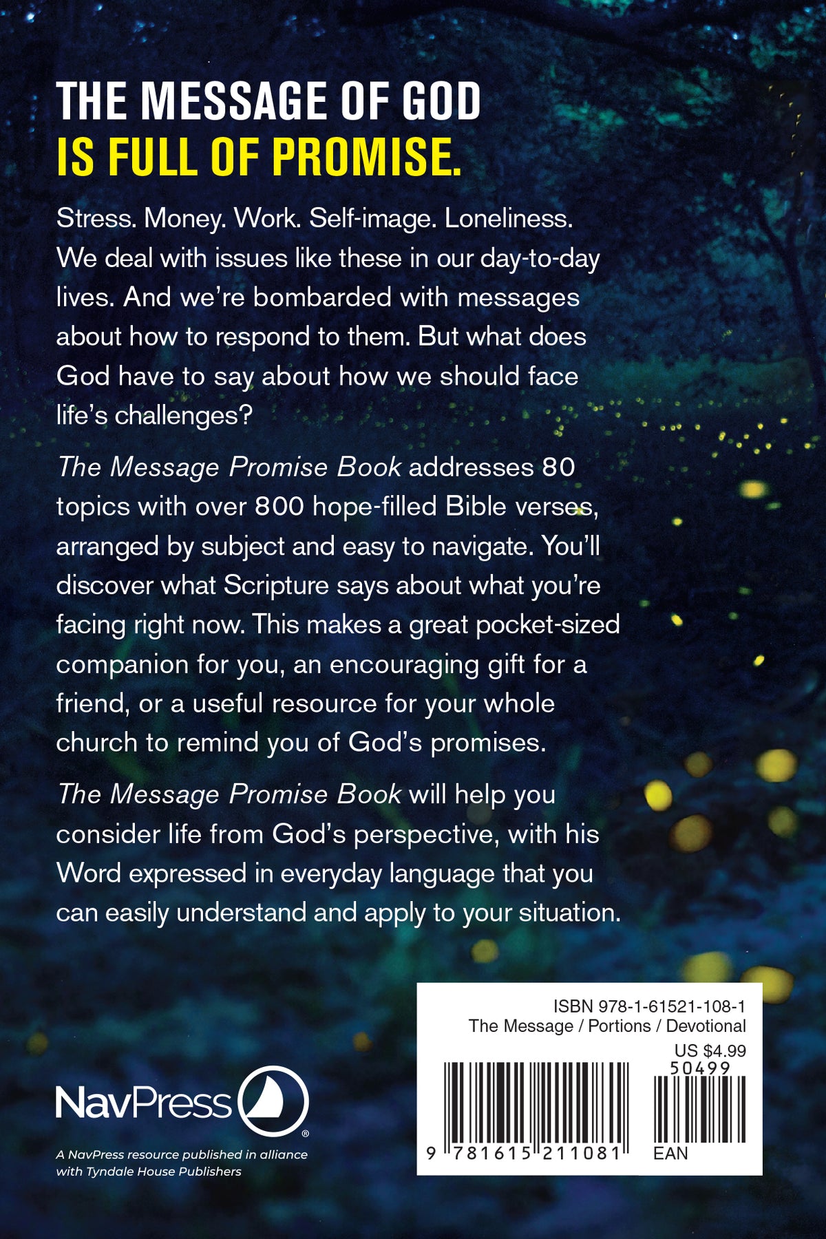 The Message Promise Book by Tyndale, product view 2