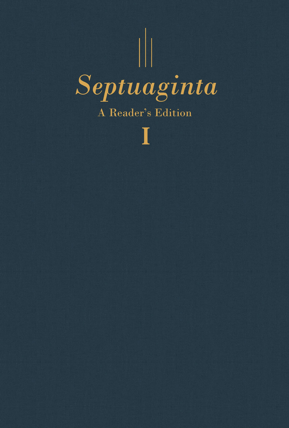 Septuaginta: A Reader's Edition by Hendrickson