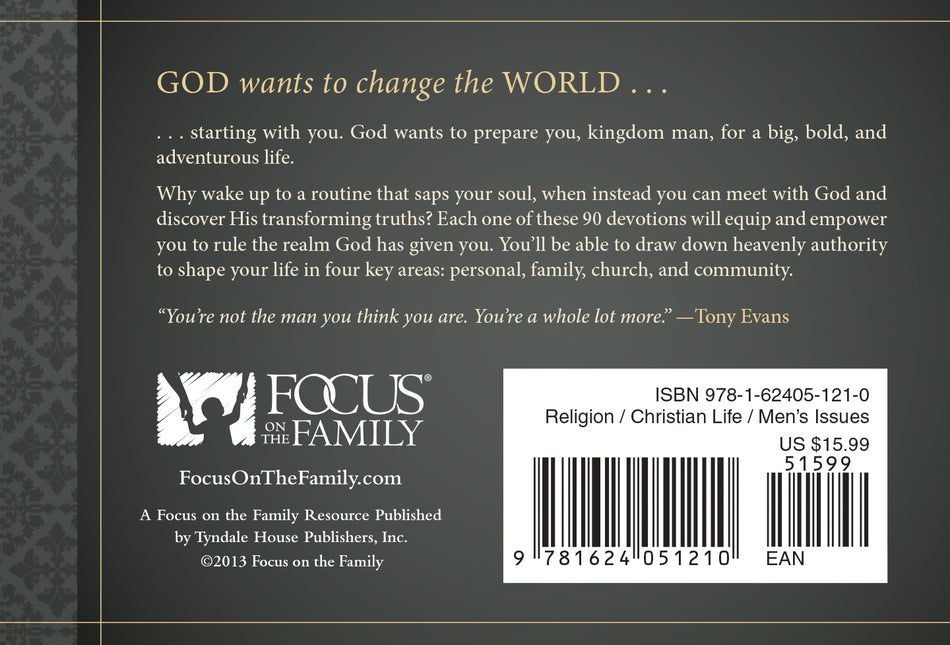 Kingdom Man Devotional by Tyndale, product view 2