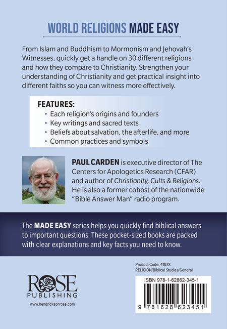 World Religions Made Easy by Tyndale, product view 2