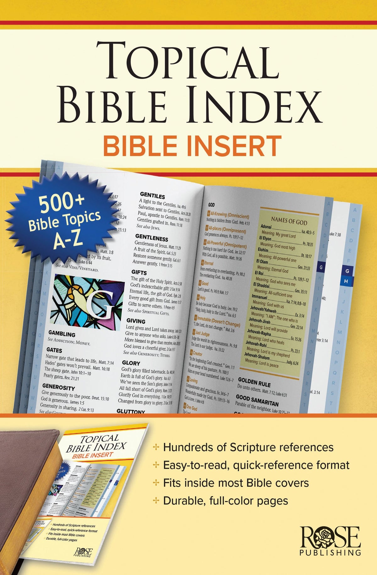 Topical Bible Index by Tyndale