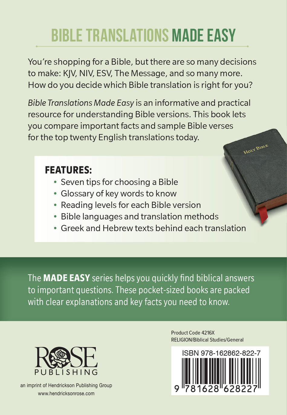 Bible Translations Made Easy by Tyndale, product view 2