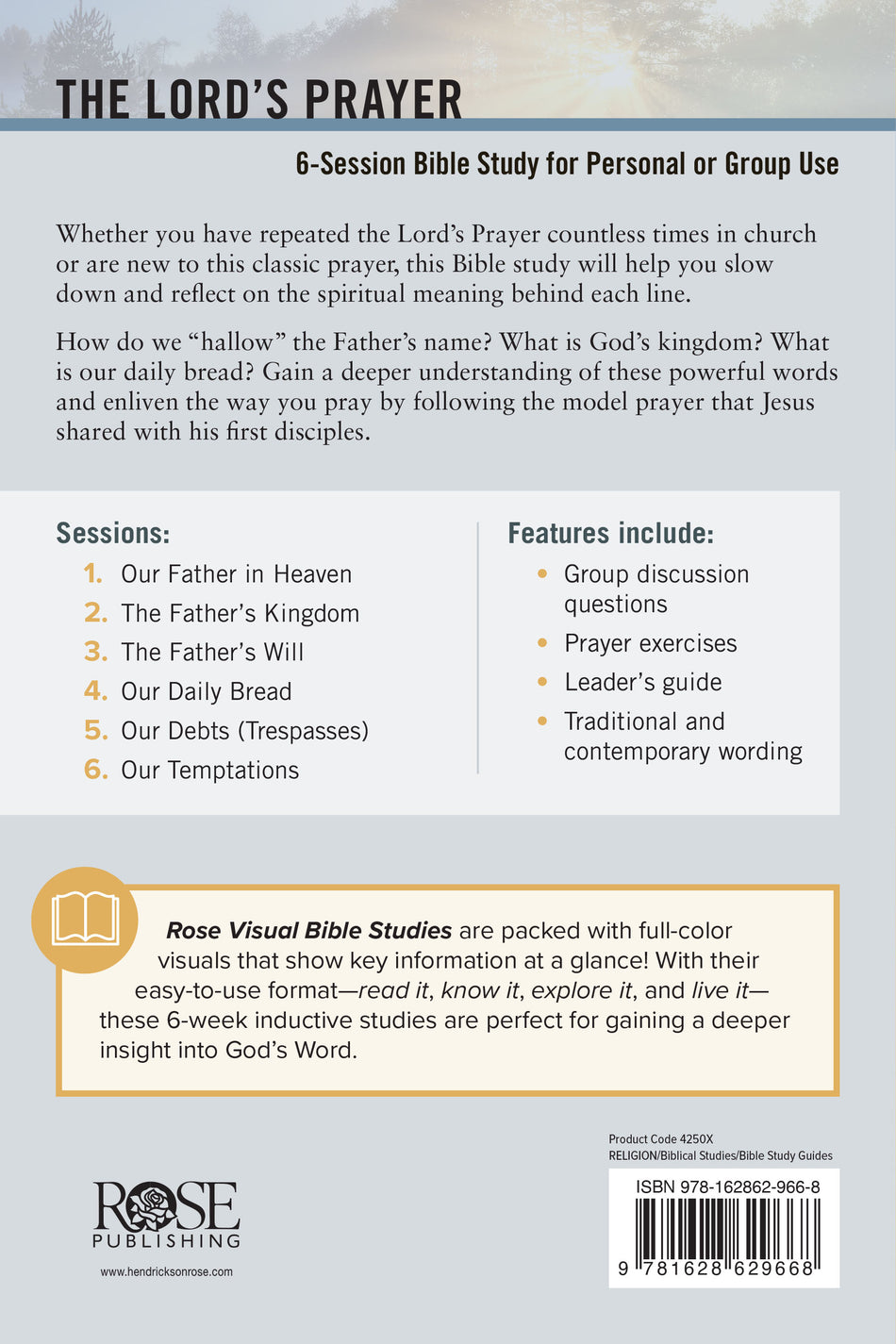 The Lord's Prayer Bible Study by Tyndale, product view 2