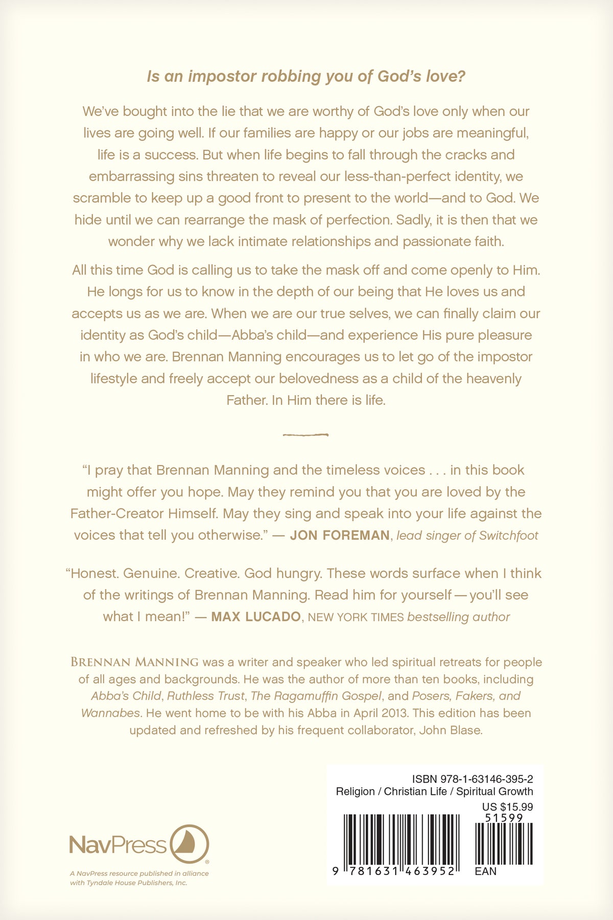 Abba's Child by Tyndale, product view 2