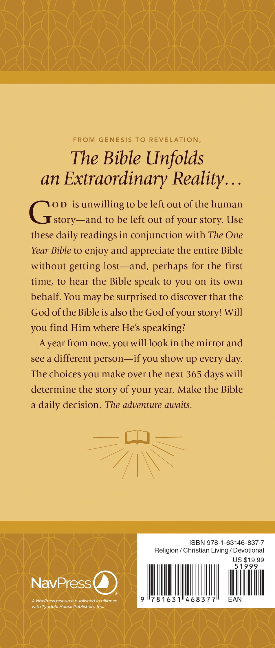 The One Year Adventure with the God of Your Story by Tyndale, product view 2