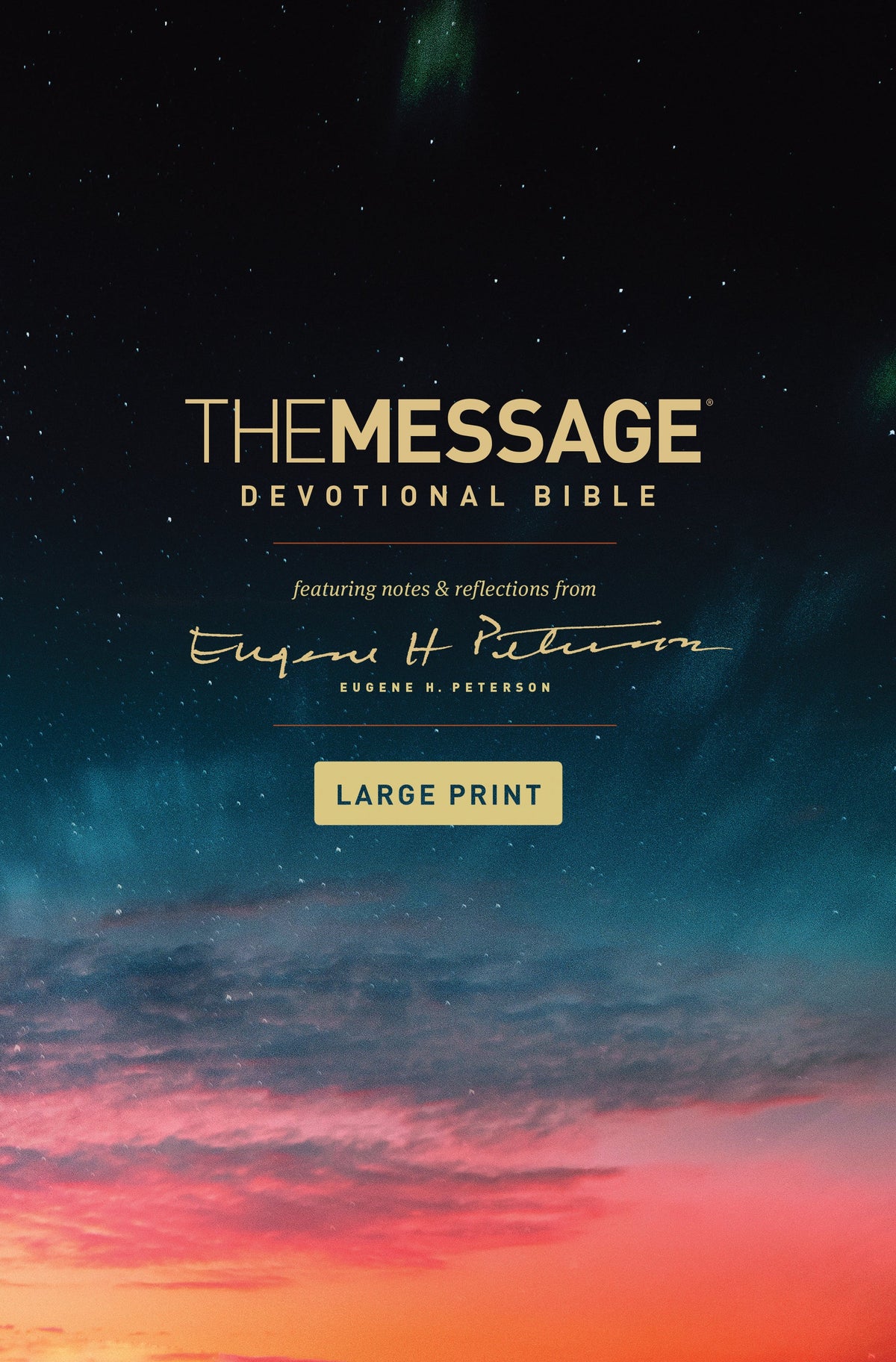 The Message Devotional Bible, Large Print by Tyndale