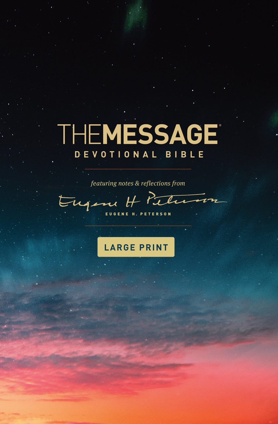 The Message Devotional Bible, Large Print by Tyndale