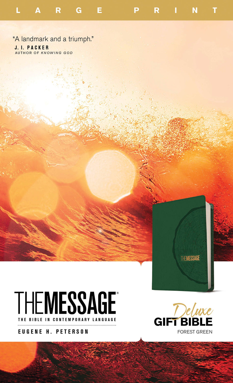 The Message Deluxe Gift Bible, Large Print by Tyndale