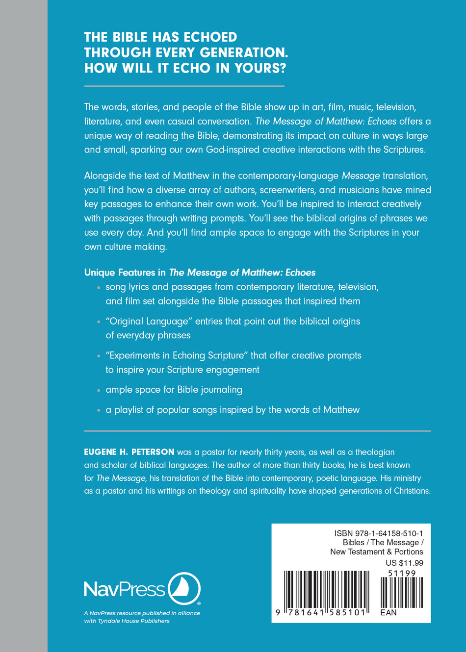 The Message of Matthew: Echoes by Tyndale, product view 2