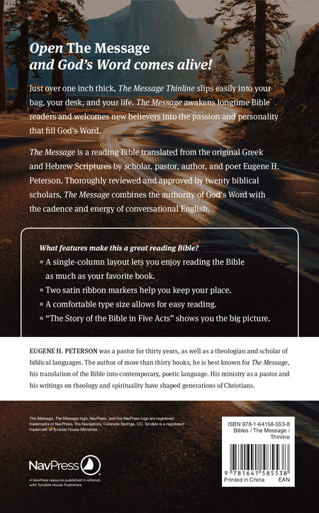 The Message Thinline by Tyndale, product view 2