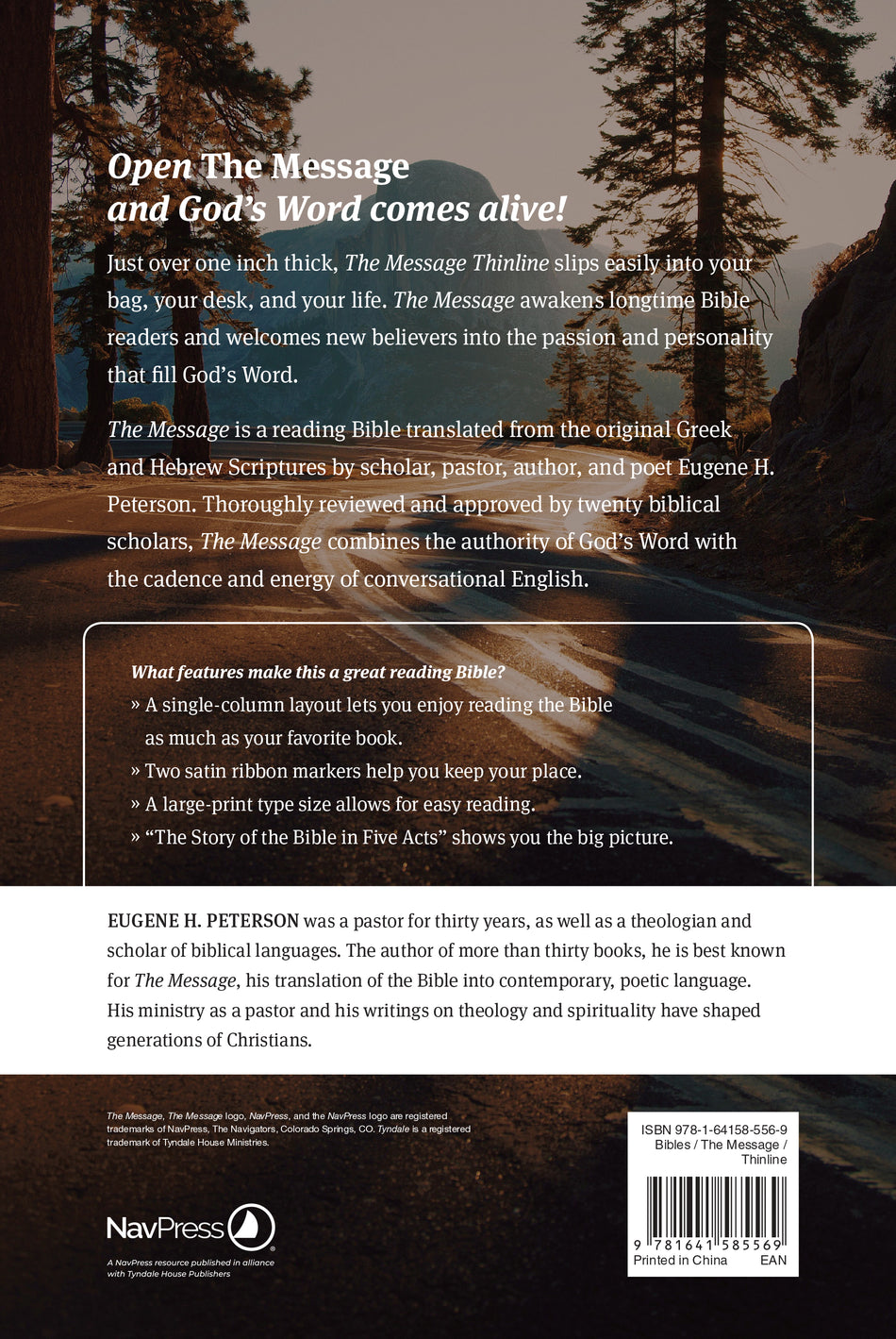 The Message Thinline, Large Print by Tyndale, product view 2