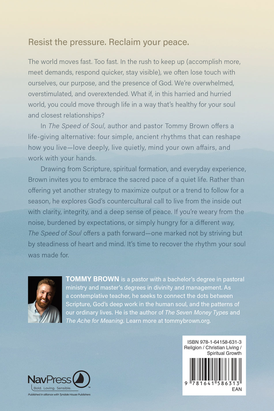 The Speed of Soul by Tyndale, product view 2