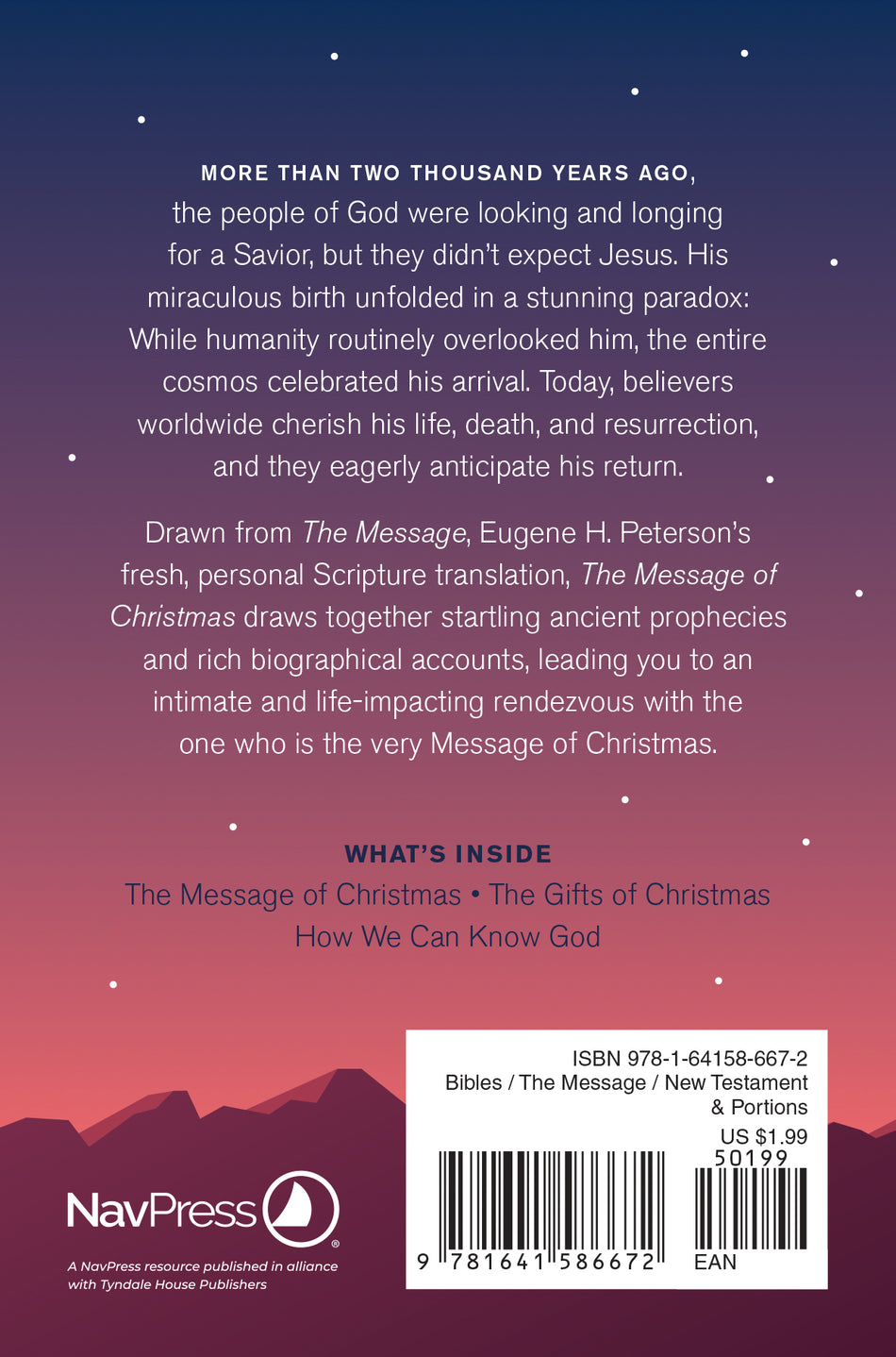 The Message of Christmas by Tyndale, product view 2