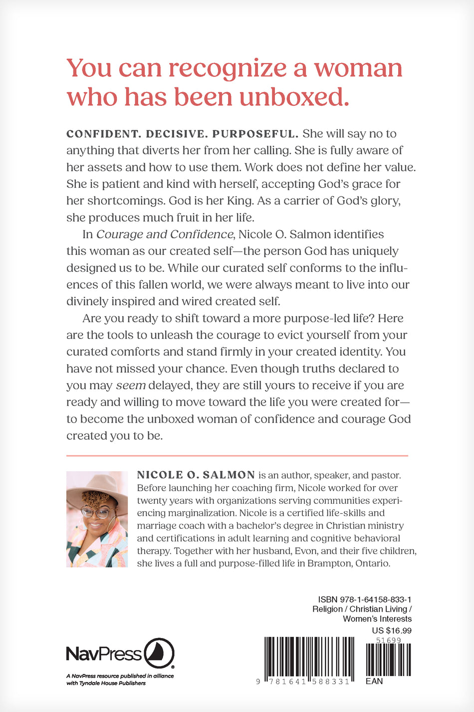 Courage and Confidence by Tyndale, product view 2