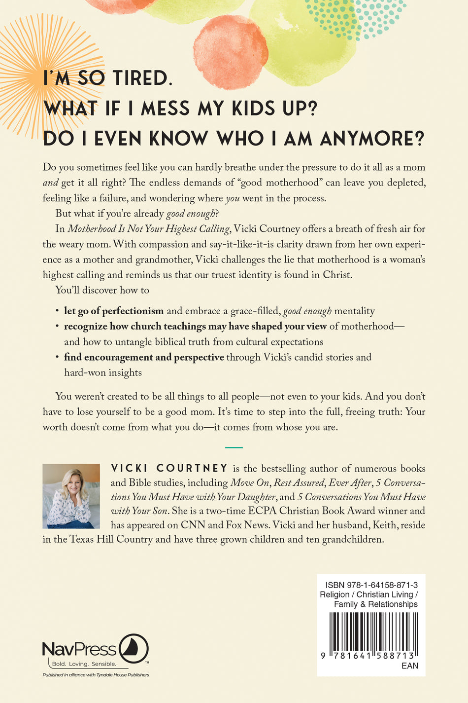 Motherhood Is Not Your Highest Calling by Tyndale, product view 2