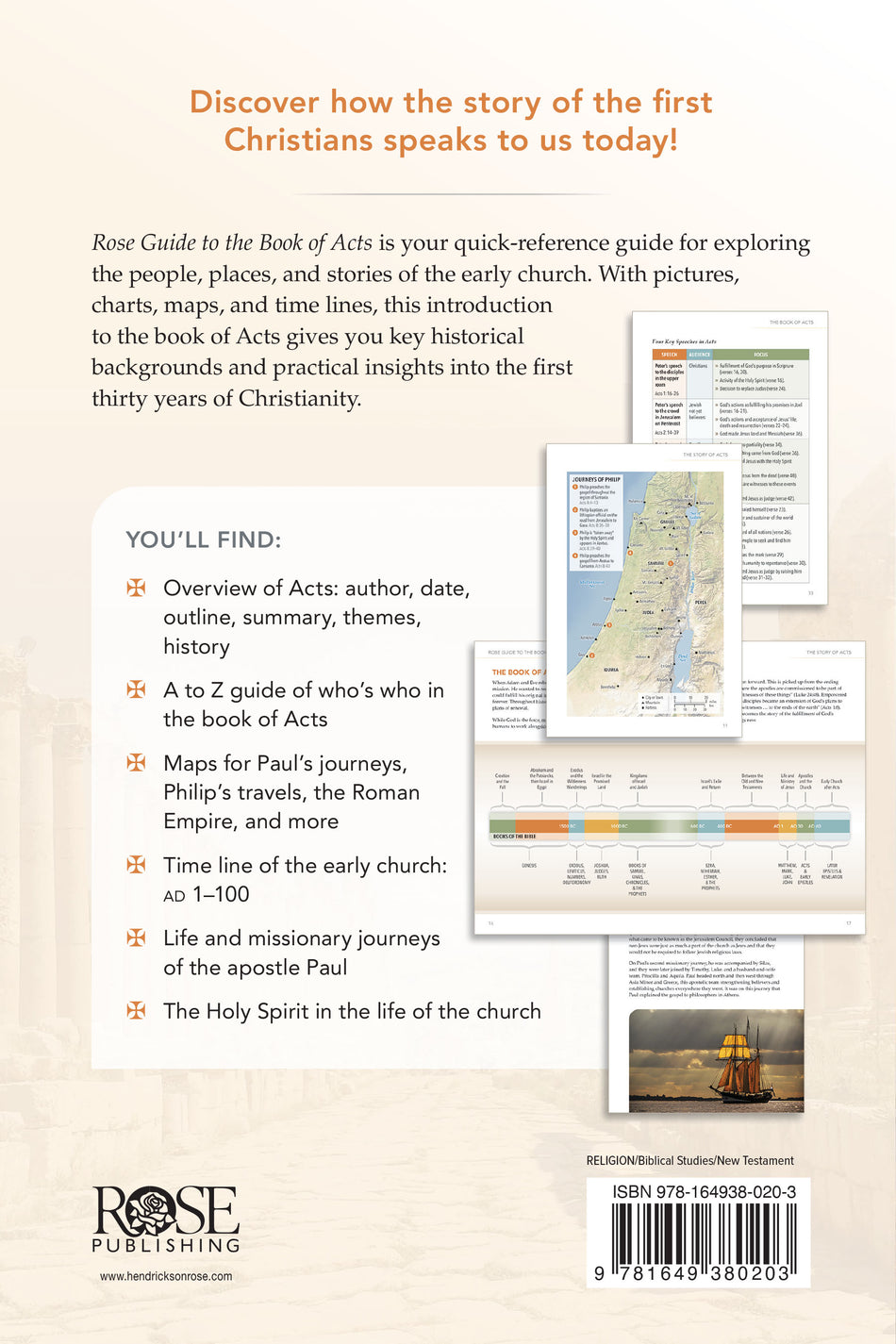 Rose Guide to the Book of Acts by Tyndale, product view 2