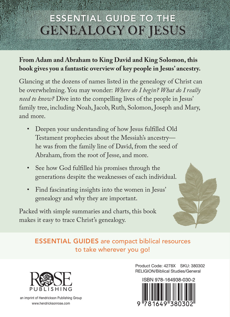 Essential Guide to the Genealogy of Jesus by Tyndale, product view 2