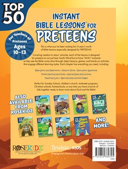 Top 50 Instant Bible Lessons for Preteens by Tyndale, product view 3