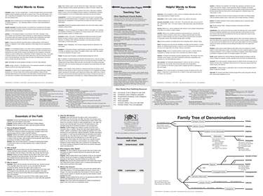 Denominations Comparison Wall Chart