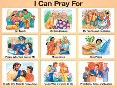 I Can Pray for Wall Chart