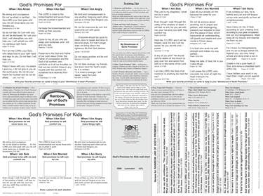 God’s Promises for Kids NIV Wall Chart