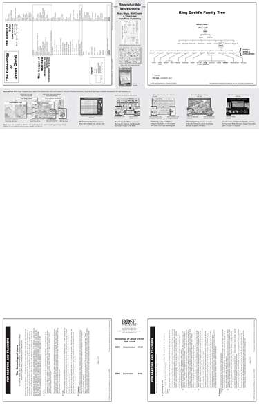 Genealogy of Jesus Christ Wall Chart