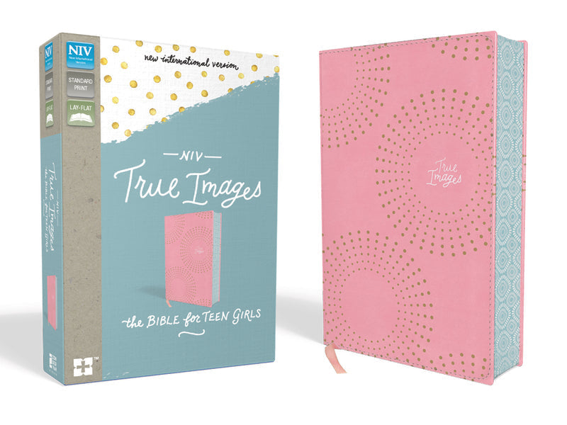 NIV, True Images Bible: The Bible for Teen Girls – Leathersoft™, Pink by HarperCollins