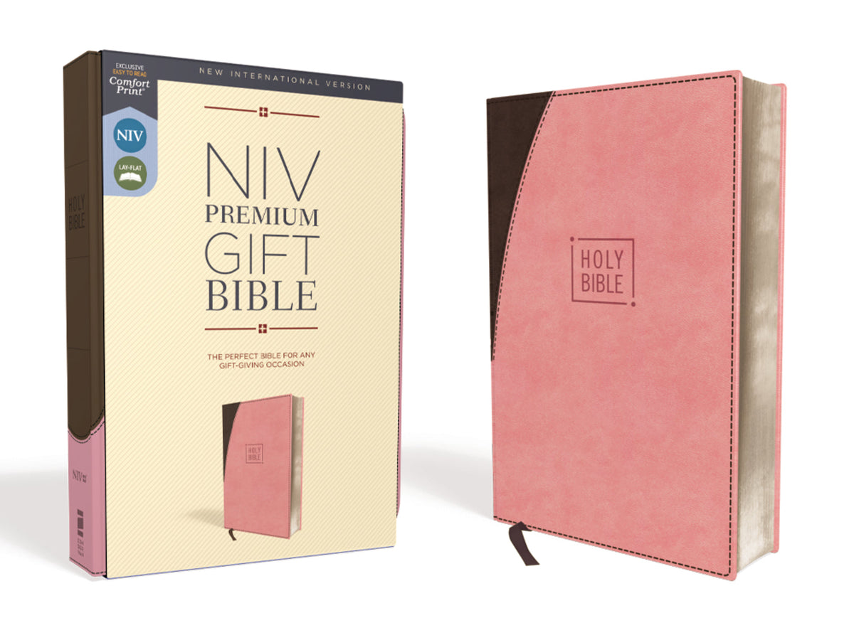 NIV, Premium Gift Bible, Red Letter Edition, Comfort Print: The Perfect Bible for Any Gift-Giving Occasion – Leathersoft™