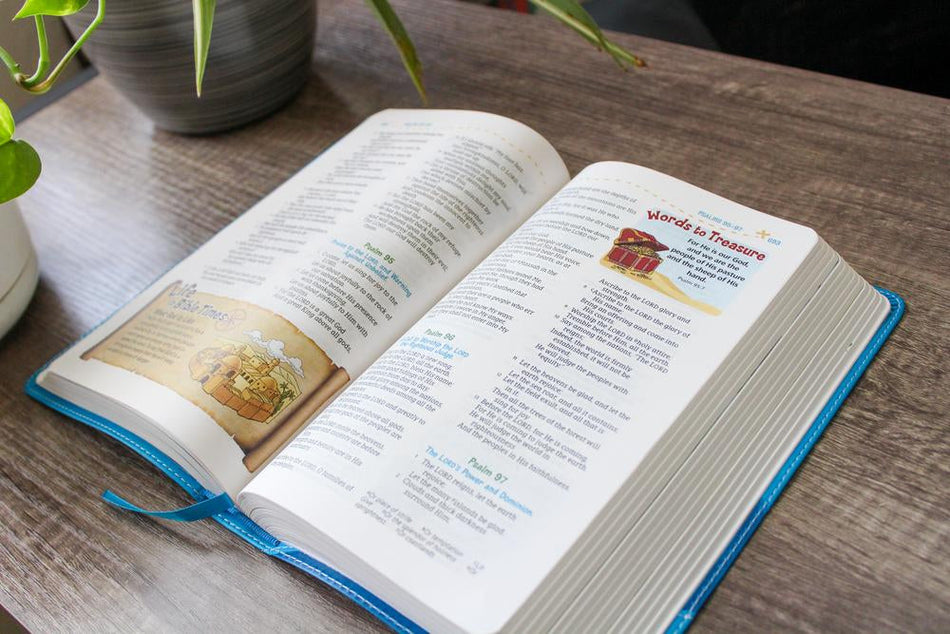 NASB, Adventure Bible, Full Color Interior, Red Letter, 1995 Text, Comfort Print – Hardcover by HarperCollins, product view 2