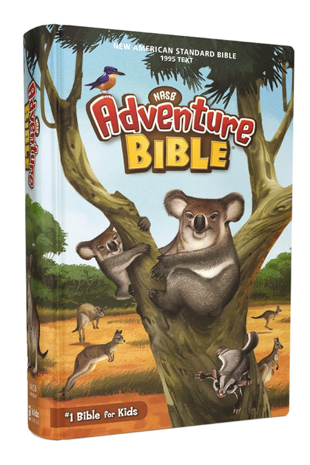 NASB, Adventure Bible, Full Color Interior, Red Letter, 1995 Text, Comfort Print – Hardcover by HarperCollins