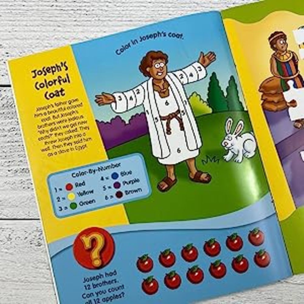 The Beginner's Bible Animals of the Bible Sticker and Activity Book by HarperCollins, product view 7