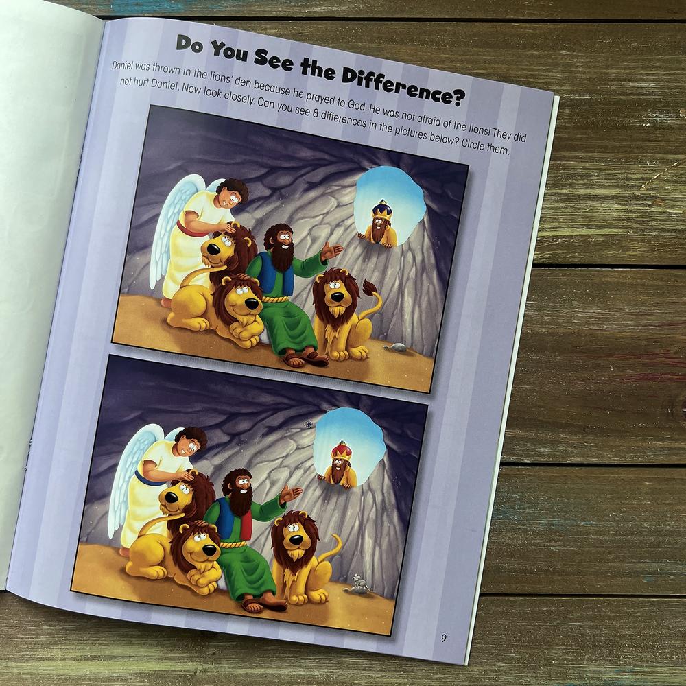 The Beginner's Bible Animals of the Bible Sticker and Activity Book by HarperCollins, product view 9