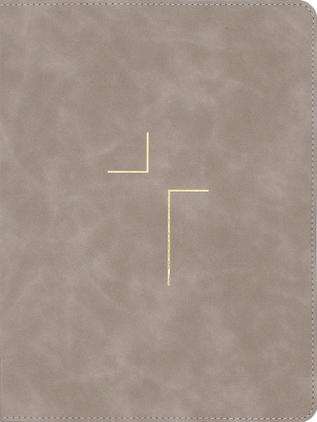 The Jesus Bible, ESV Edition – Leathersoft™, Stone by HarperCollins