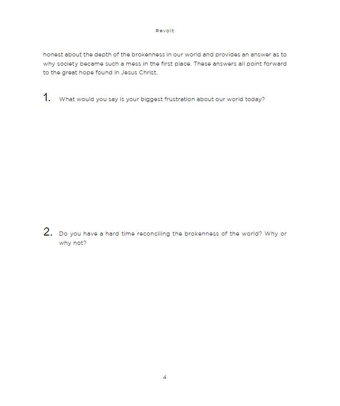Revolt Bible Study Guide: The Story of God’s Pursuit of Imperfect People (The Jesus Bible Study Series), product view 10