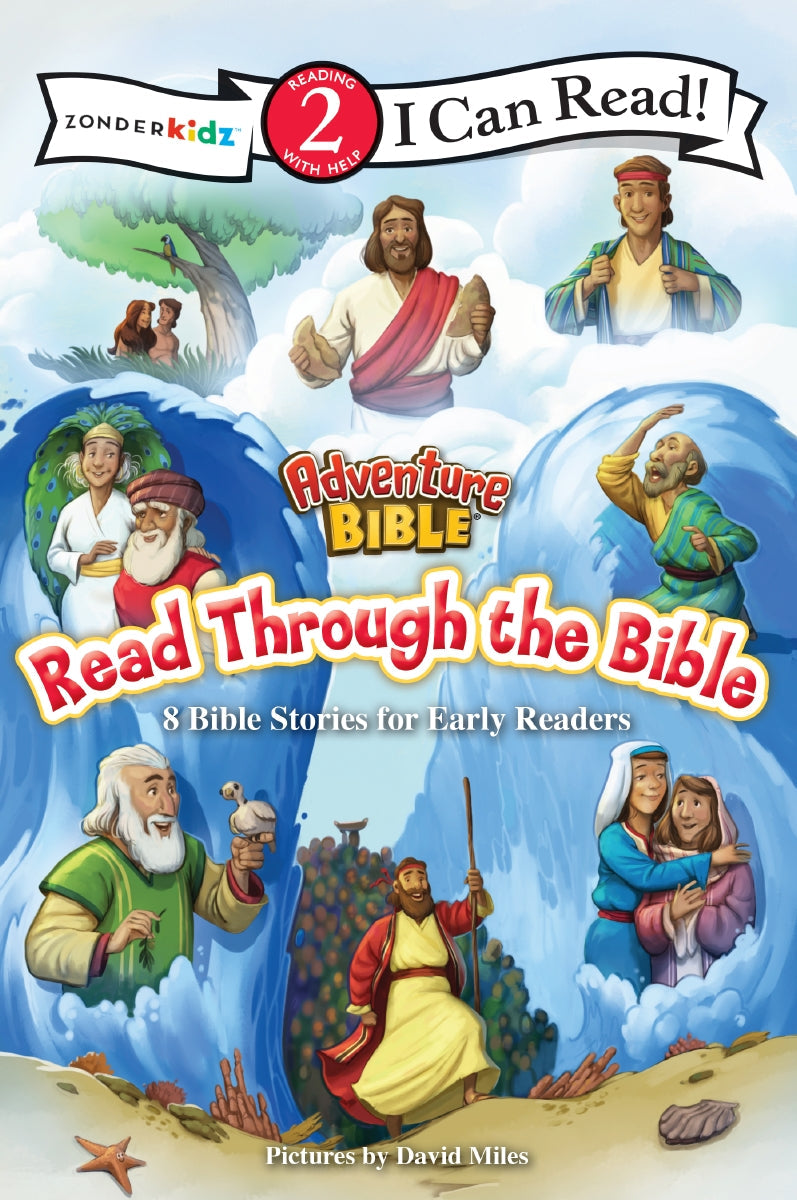 Adventure Bible Read Through the Bible: 8 Bible Stories for Early Readers (Level 2 I Can Read) by HarperCollins