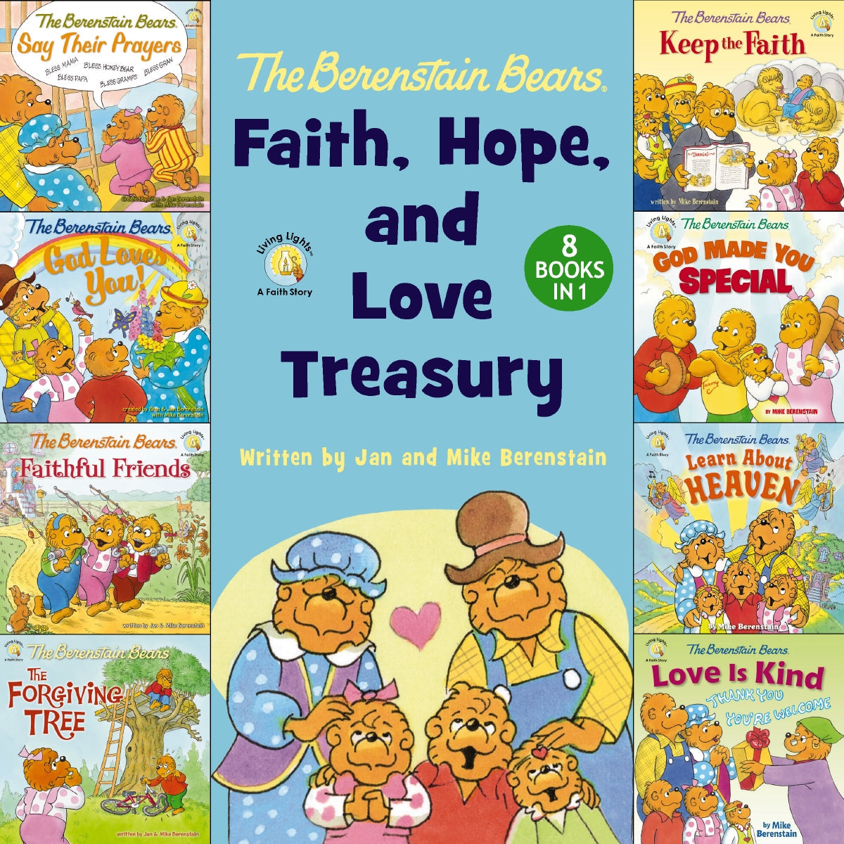 The Berenstain Bears Faith, Hope, and Love Treasury: 8 Books in 1 by HarperCollins