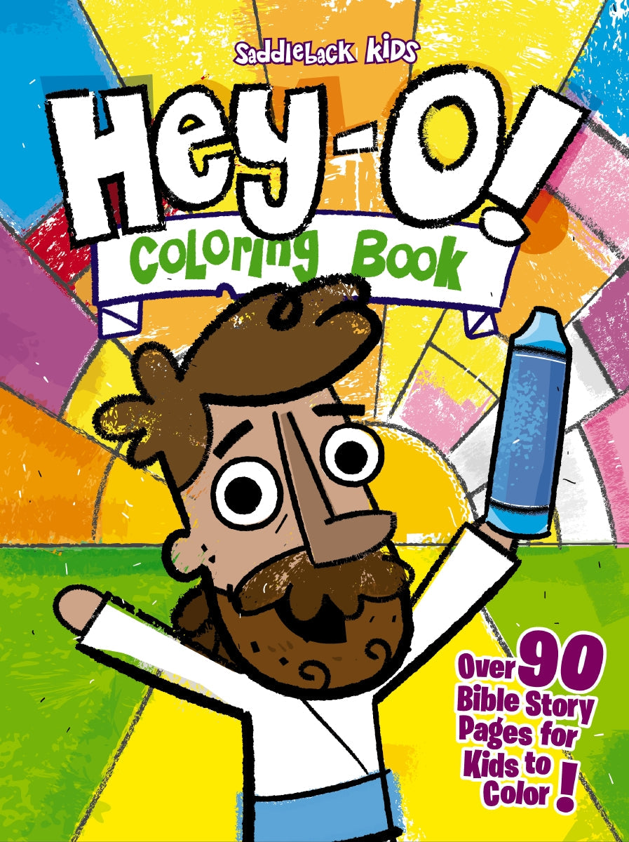 Hey-O! Stories of the Bible Coloring Book: Over 90 Bible Story Pages for Kids to Color by HarperCollins