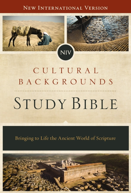 NIV, Cultural Backgrounds Study Bible, Red Letter Edition: Bringing to Life the Ancient World of Scripture – Hardcover