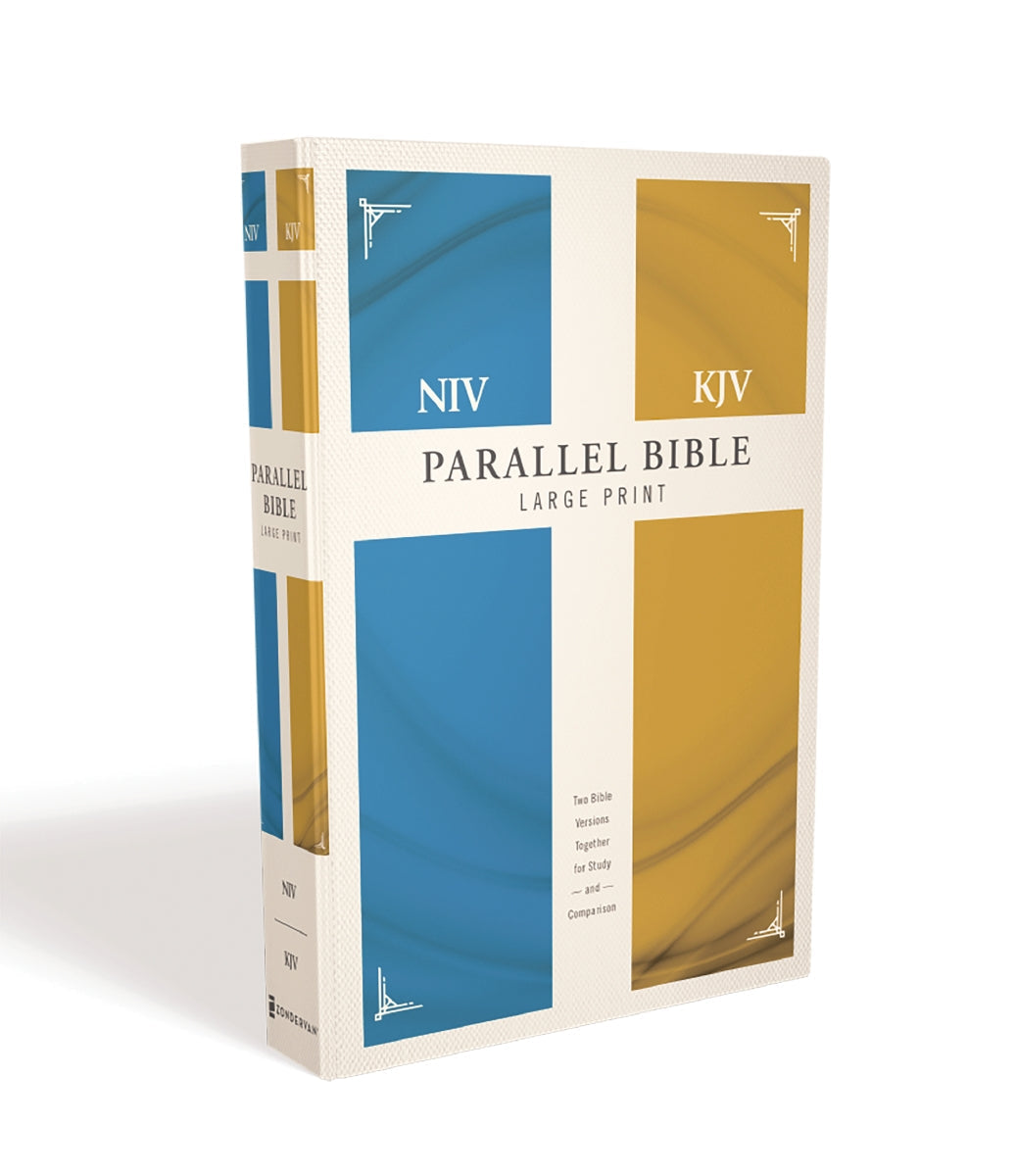 NIV, KJV, Side-by-Side Bible: God's Unchanging Word Across the Centuries – Hardcover Large Print by HarperCollins